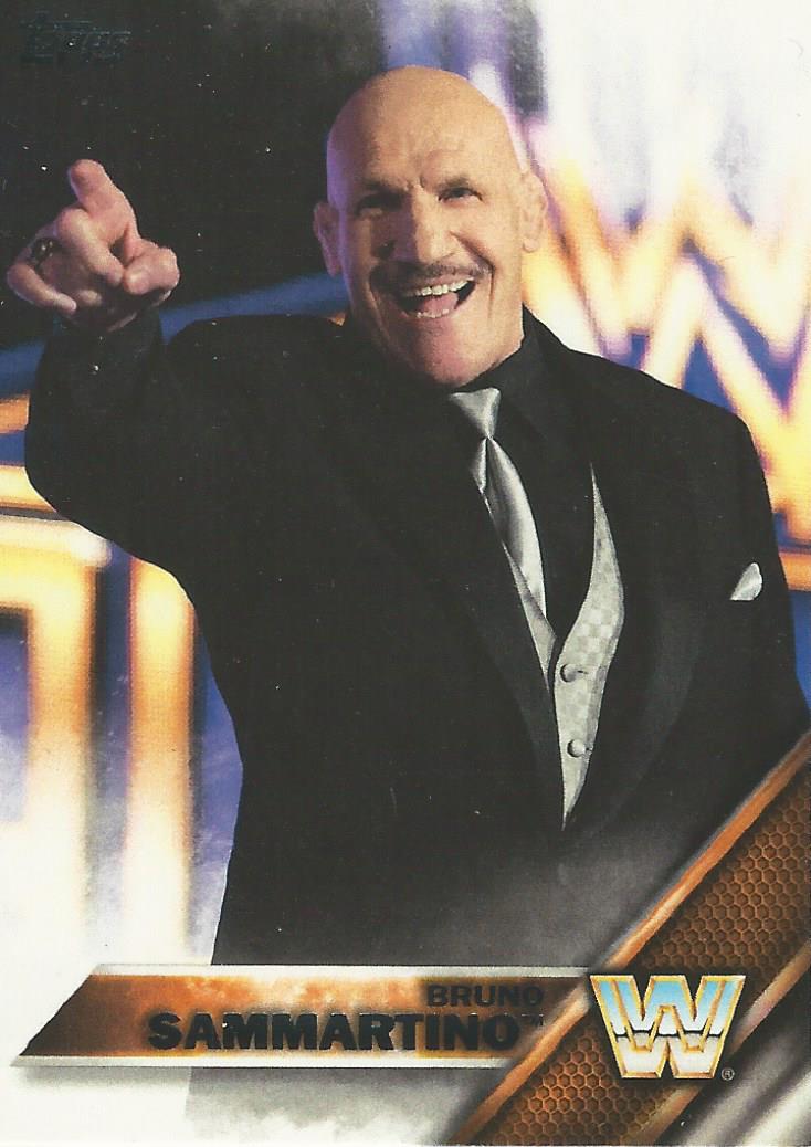 WWE Topps Then Now Forever 2016 Trading Cards Bruno Sammartino No.158