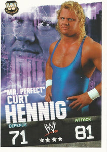 WWE Topps Slam Attax Evolution 2010 Trading Cards Mr Perfect No.158