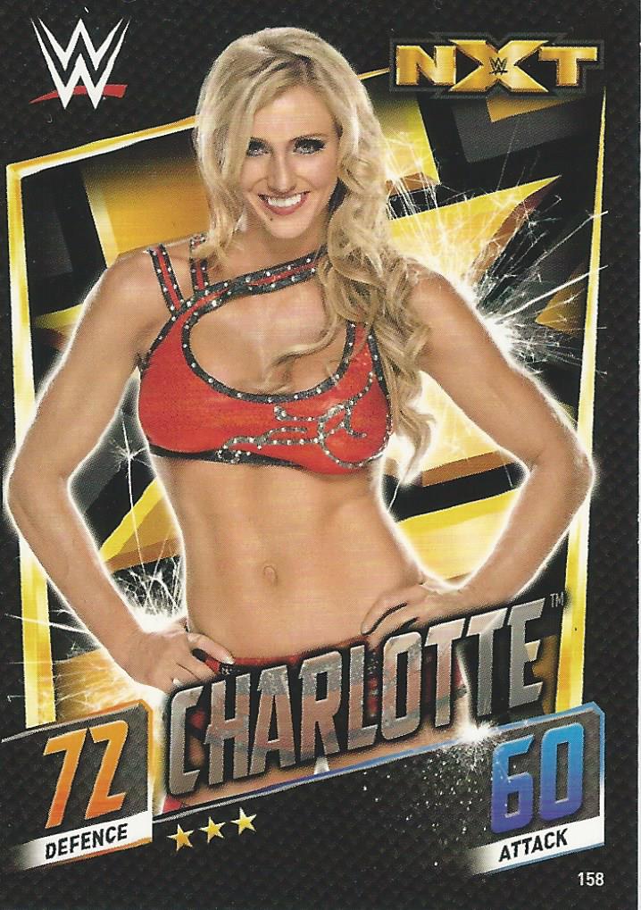 WWE Topps Slam Attax 2015 Then Now Forever Trading Card Charlotte Flair No.158 NXT