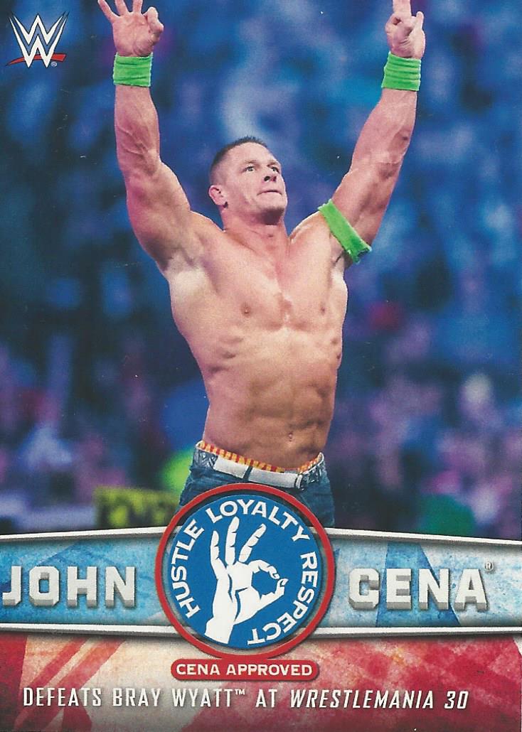 WWE Topps Then Now Forever 2017 Trading Card John Cena 34 of 40