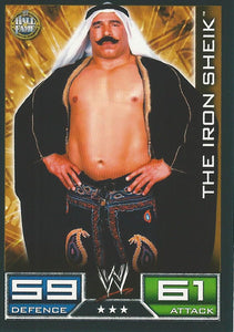 WWE Topps Slam Attax 2008 Trading Cards Iron Sheik No.158