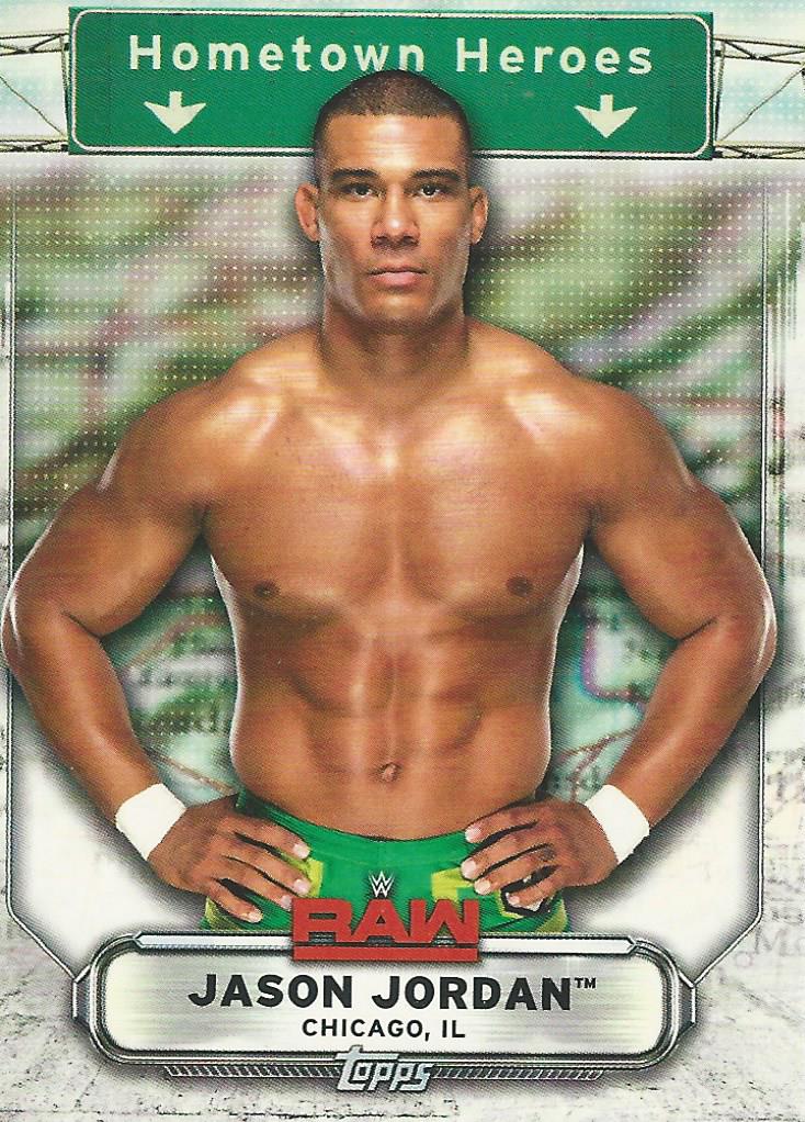 WWE Topps Raw 2019 Trading Cards Jason Jordan HH-19