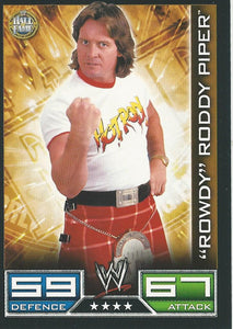 WWE Topps Slam Attax 2008 Trading Cards Roddy Piper No.159
