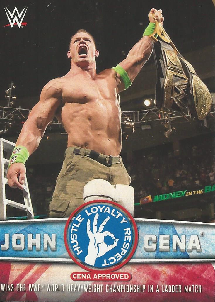 WWE Topps Then Now Forever 2017 Trading Card John Cena 36 of 40