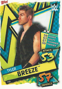 WWE Topps Slam Attax 2021 Trading Card Tyler Breeze No.159