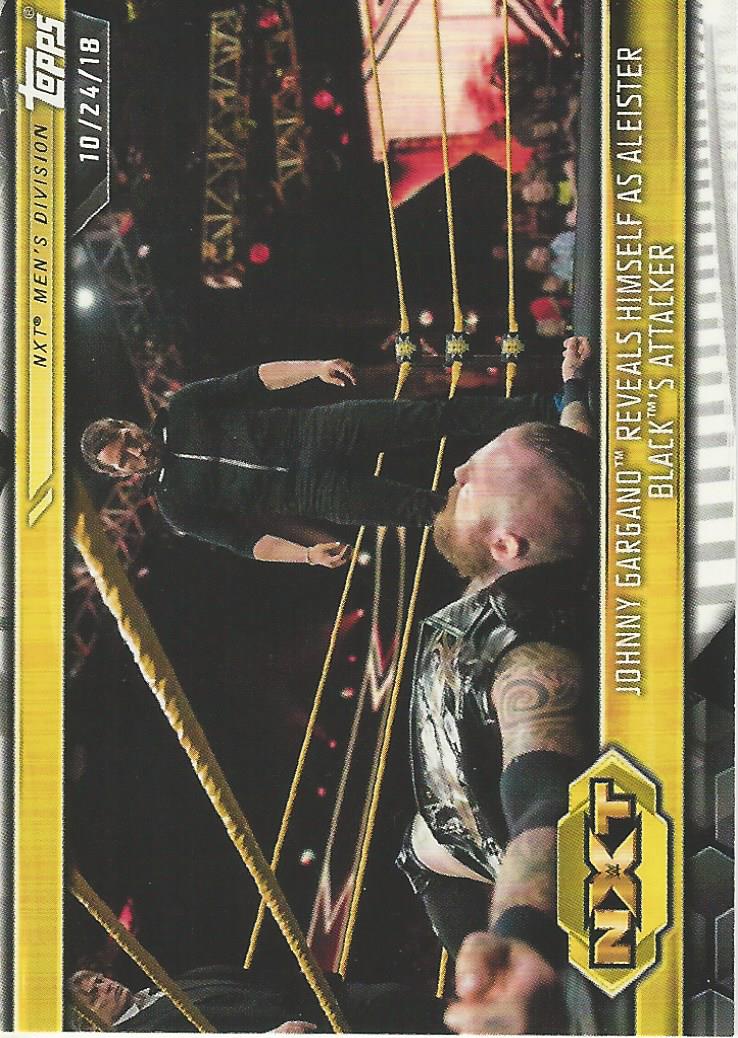 WWE Topps NXT 2019 Trading Cards Johnny Gargano No.59