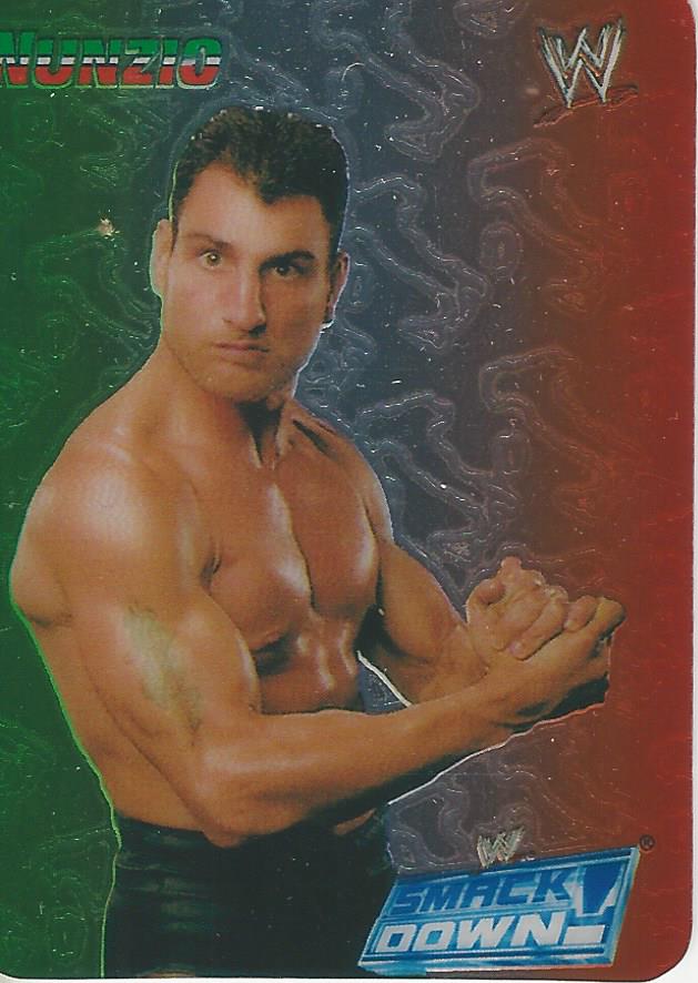 WWE Smackdown Tesla 2004 Trading Cards Nunzio Foil No.52