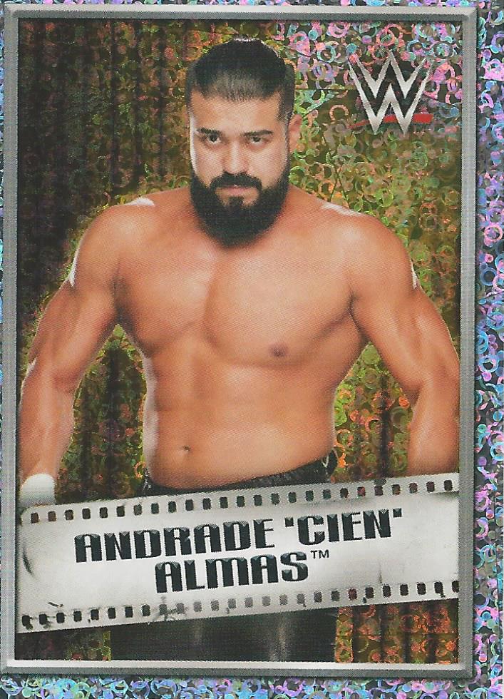 WWE Topps 2018 Stickers Andrade Foil No.159