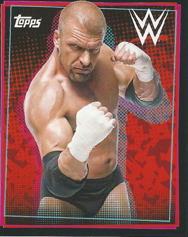 WWE Topps Road to Wrestlemania Stickers 2021 Triple H No.159