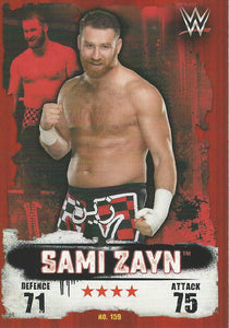 WWE Topps Slam Attax Takeover 2016 Trading Card Sami Zayn No.159