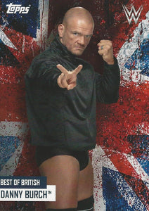 WWE Topps Best of British 2021 Trading Card Danny Burch