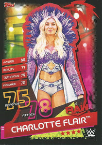 WWE Topps Slam Attax Reloaded 2020 Trading Card Charlotte Flair No.15