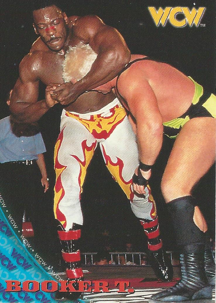 WCW/NWO Topps 1998 Trading Card Booker T No.15