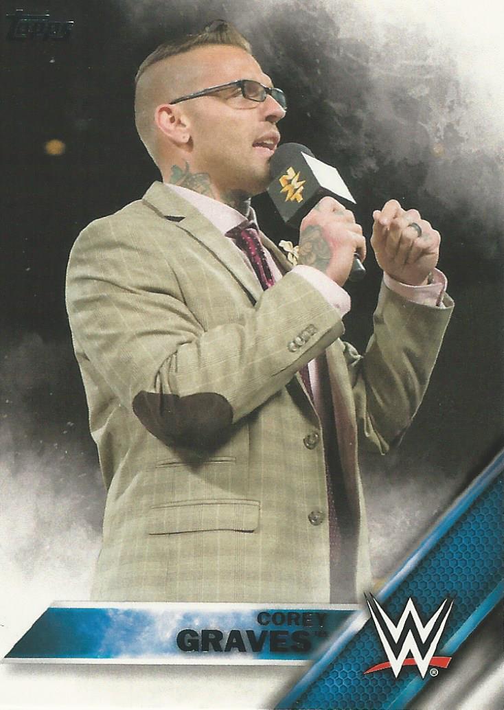 WWE Topps 2016 Trading Cards Corey Graves No.15