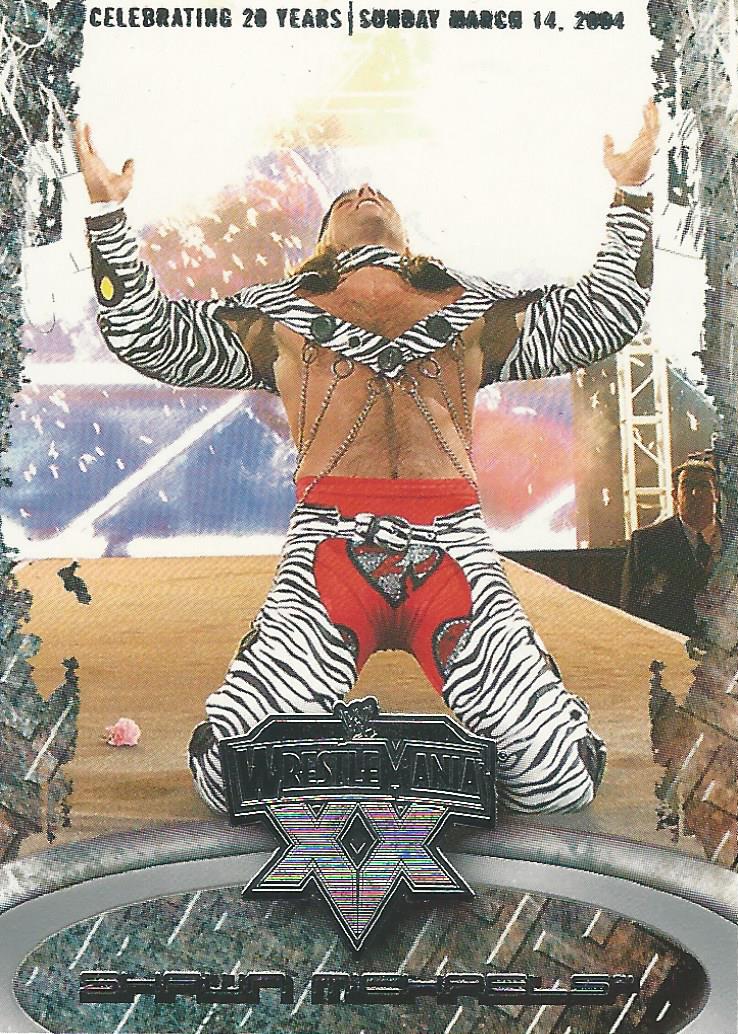 WWE Fleer Wrestlemania XX Trading Card 2004 Shawn Michaels No.15