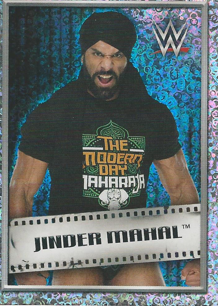 WWE Topps 2018 Stickers Jinder Mahal Foil No.15