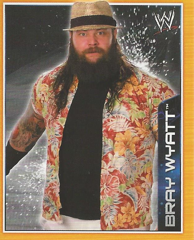 WWE Topps A-Z Sticker Collection 2014 Bray Wyatt No.15