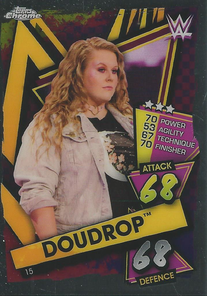 WWE Topps Slam Attax Chrome 2021 Trading Cards Doudrop No.15