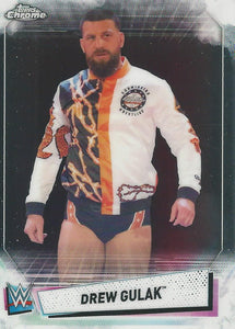 WWE Topps Chrome 2021 Trading Cards Drew Gulak No.15