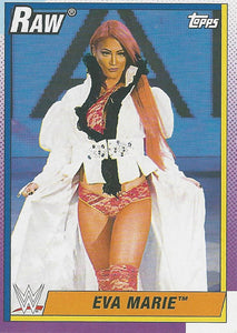 WWE Topps Heritage 2021 Trading Card Eva Marie No.15