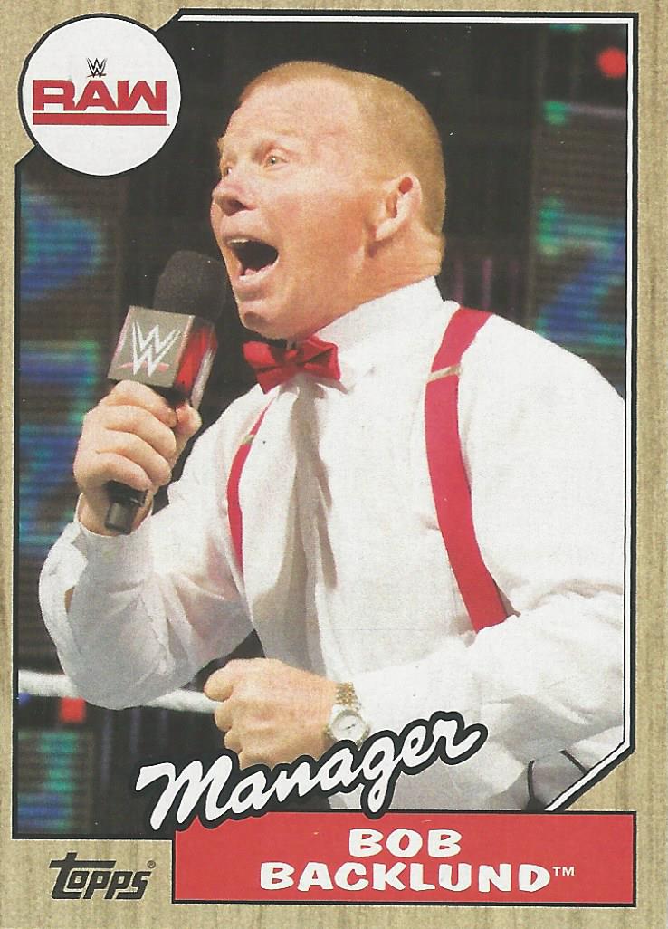 WWE Topps Heritage 2017 Trading Cards Bob Backlund No.15