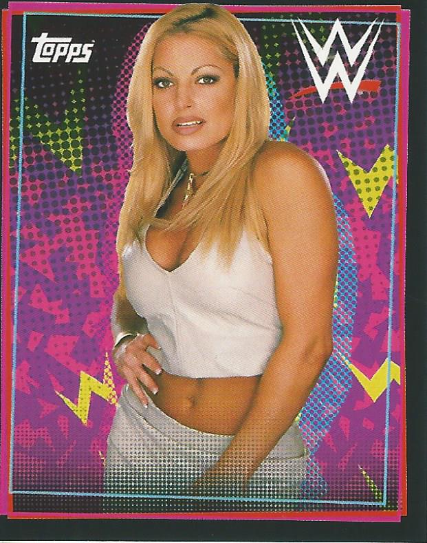 WWE Topps Road to Wrestlemania Stickers 2021 Trish Stratus No.160