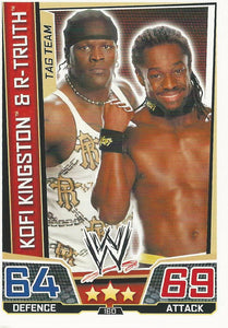 WWE Slam Attax Superstars 2013 Trading Card Kofi Kingston and R-Truth No.160