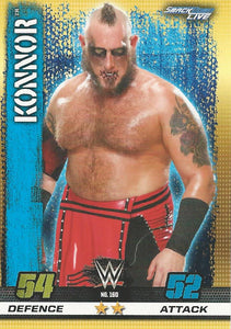 WWE Topps Slam Attax 10th Edition Trading Card 2017 Konnor No.160