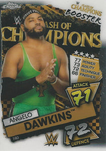 WWE Topps Slam Attax Chrome 2021 Trading Cards Angelo Dawkins No.160