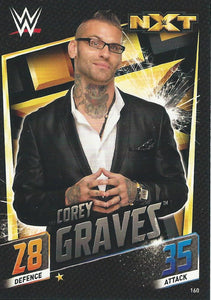 WWE Topps Slam Attax 2015 Then Now Forever Trading Card Corey Graves No.160 NXT
