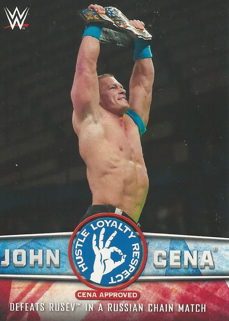 WWE Topps Then Now Forever 2017 Trading Card John Cena 38 of 40