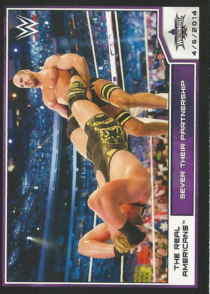 WWE Topps Road to Wrestlemania 2014 Trading Card Cesaro No.100