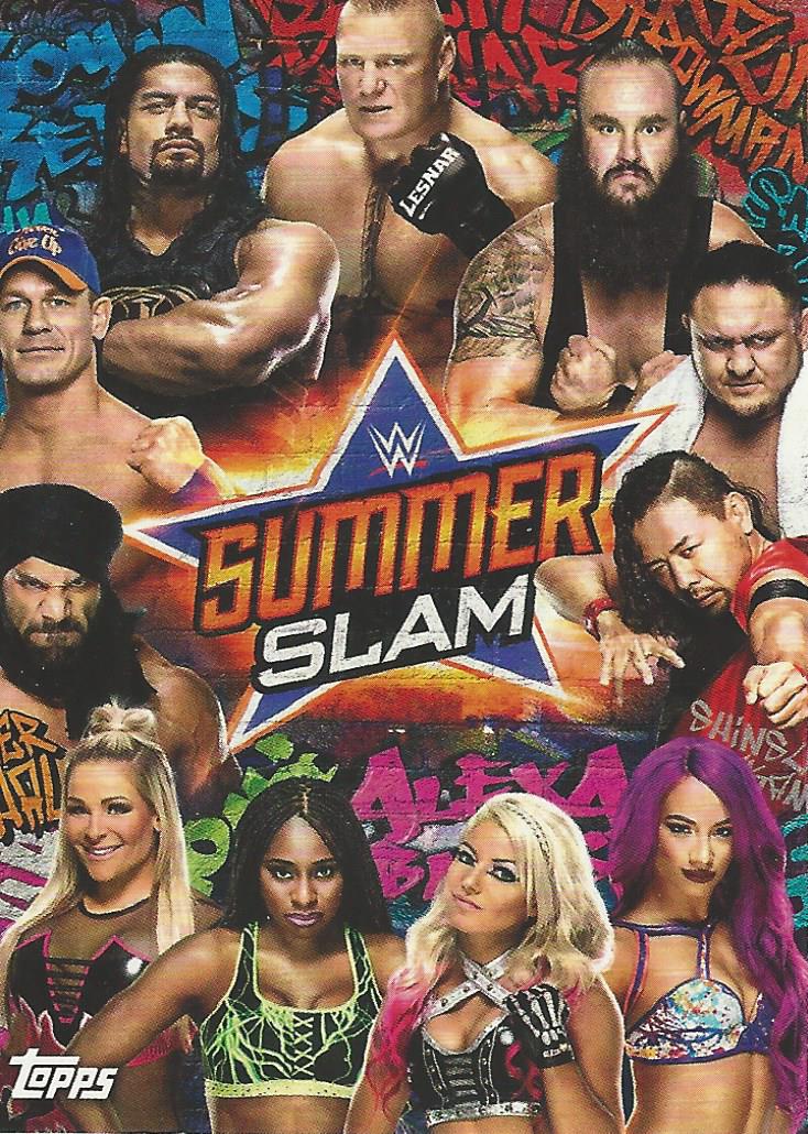 WWE Topps Summerslam 2019 Trading Card SS17