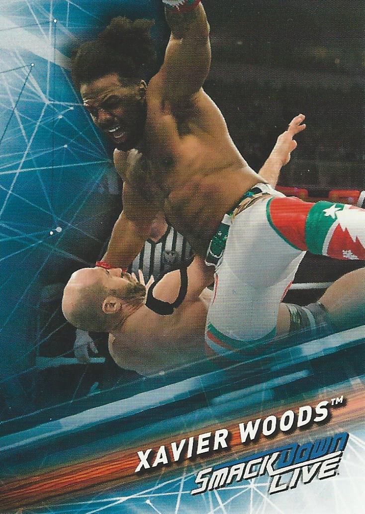 WWE Topps Smackdown 2019 Trading Cards Xavier Woods No.55