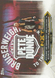 WWE Topps NXT 2020 Trading Cards Pete Dunne No.60