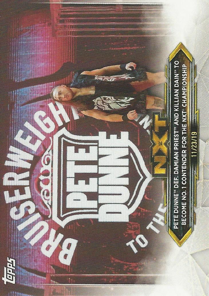 WWE Topps NXT 2020 Trading Cards Pete Dunne No.60