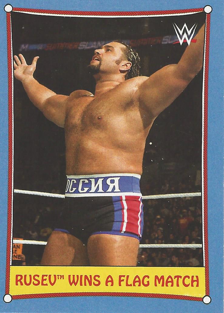 WWE Topps Heritage 2017 Trading Card Rusev No.10