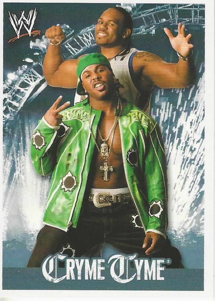 WWE Topps Rivals 2009 Stickers Cryme Tyme No.160