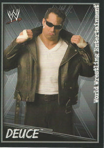 WWE Topps Superstars Uncovered 2007 Sticker Collection Deuce No.160