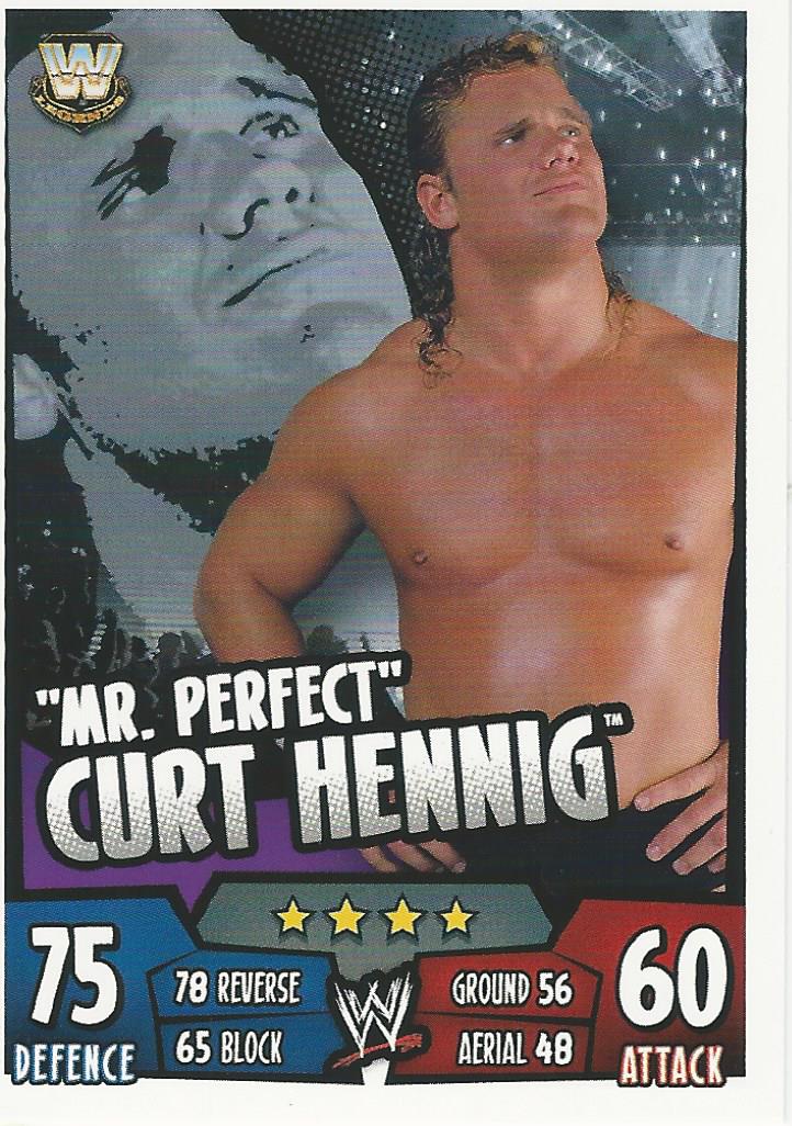 WWE Topps Slam Attax Rumble 2011 Trading Card Mr Perfect No.161