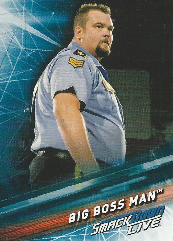 WWE Topps Smackdown 2019 Trading Cards Big Boss Man No.63