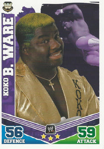 WWE Topps Slam Attax Mayhem 2010 Trading Card Koko B Ware No.161