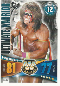 WWE Topps Slam Attax Rivals 2014 Trading Card Ultimate Warrior No.161