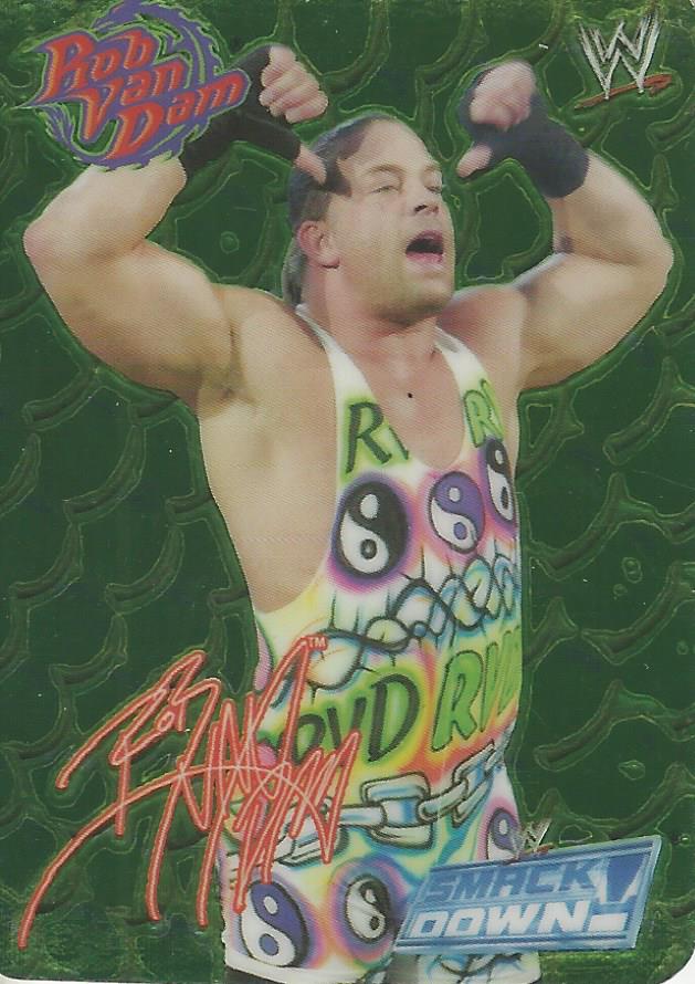 WWE Smackdown Tesla 2004 Trading Cards Rob Van Dam Foil No.57