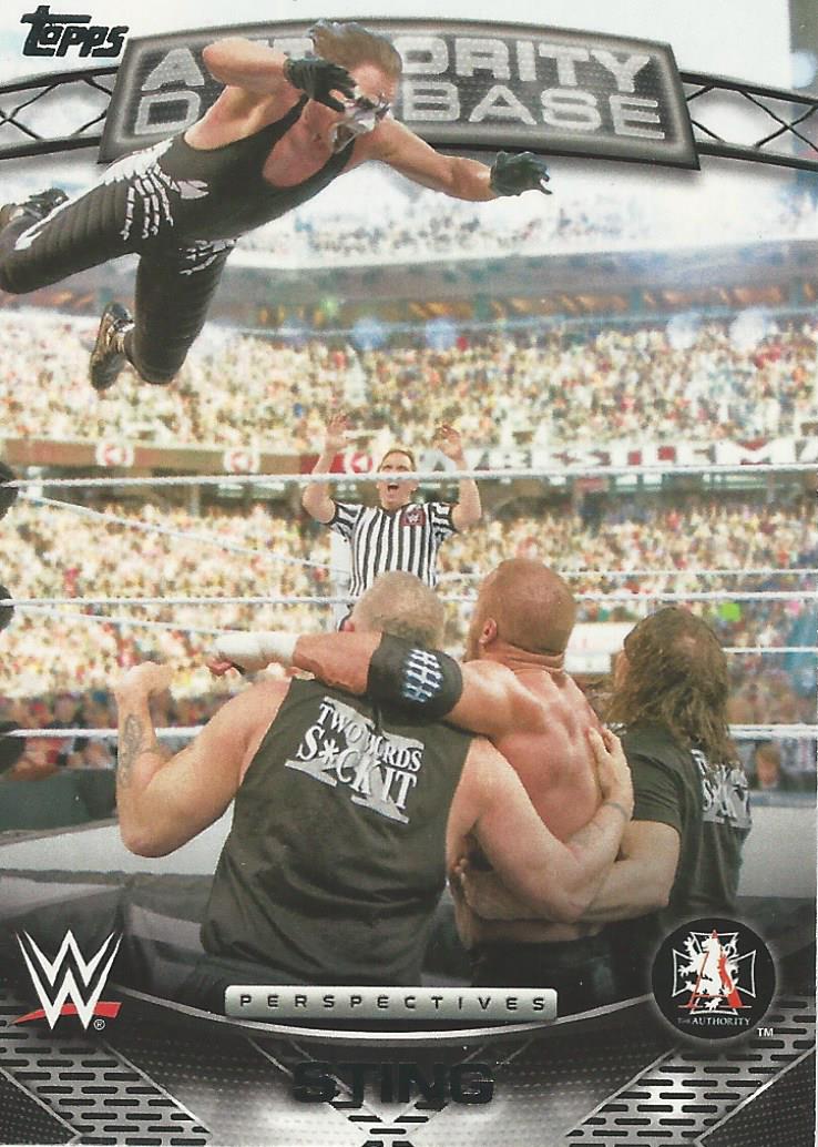 WWE Topps 2016 Trading Cards Sting 11A
