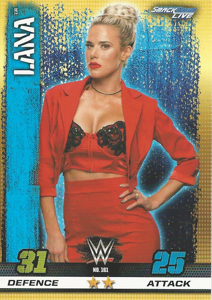 WWE Topps Slam Attax 10th Edition Trading Card 2017 Lana No.161