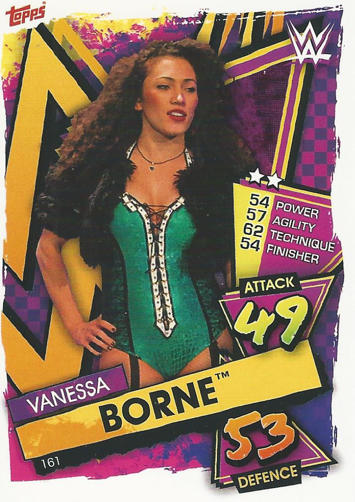 WWE Topps Slam Attax 2021 Trading Card Vanessa Borne No.161