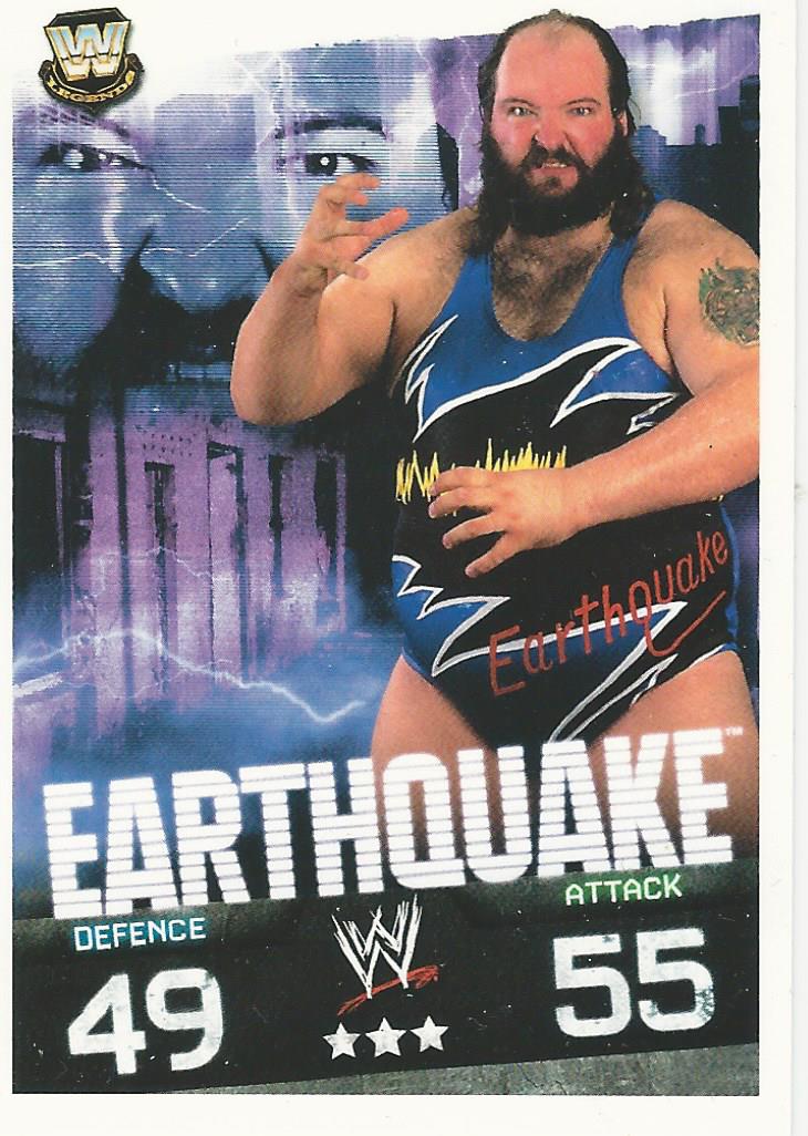 WWE Topps Slam Attax Evolution 2010 Trading Cards Earthquake No.161