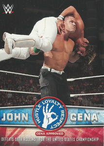 WWE Topps Then Now Forever 2017 Trading Card John Cena 40 of 40