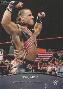 WWE Topps 2015 Trading Card Shawn Michaels 1 of 10